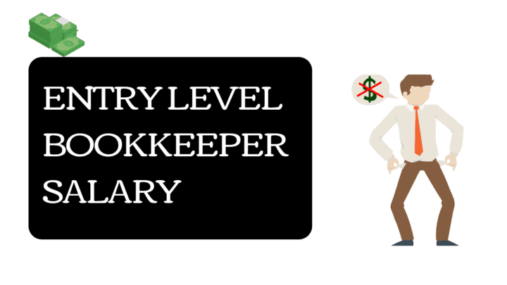 Entery level Bookkeeper Salary - introduction - with picture of an employee 