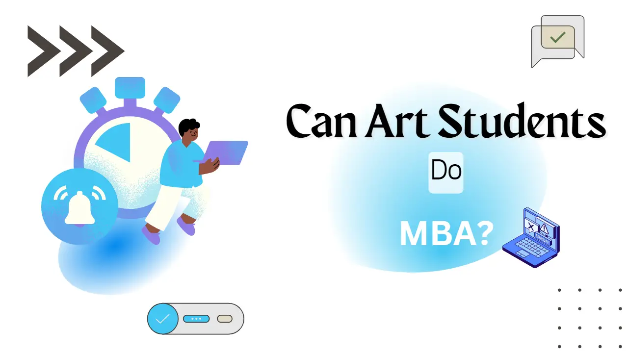 Can arts student do mba?